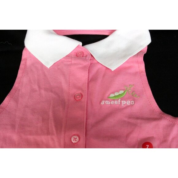 NEW 2007 Gymboree Prep Squad Pink Halter Polo Sweet Pea Summer Spring sz 7 - Picture 2 of 6